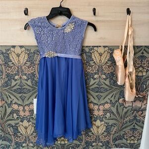 Revolution Dancewear periwinkle ballet lyrical costume dress